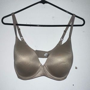 AERIE REAL SUNNIE FULL COVERAGE LIGHTLY LINED TAN 32 DDD BRA